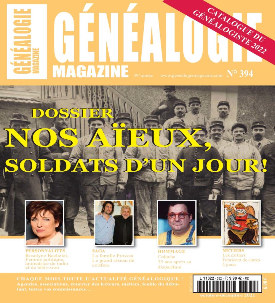 Généalogie Magazine N° 394